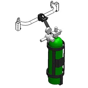 Articulating Oxygen Holder