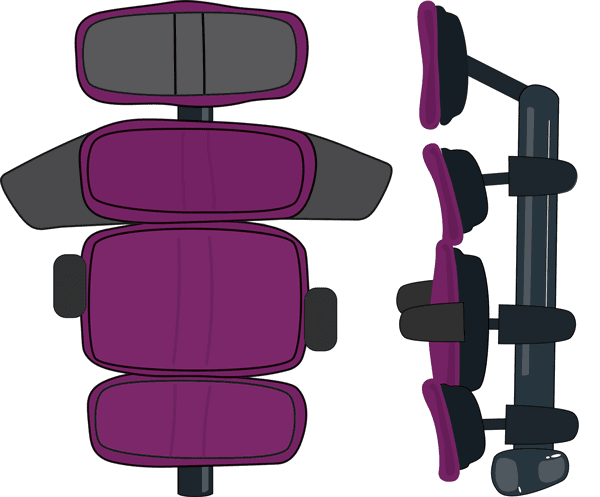 BeMe back support illustration