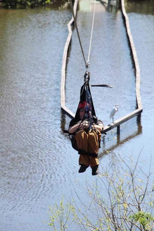 Accessible ziplining