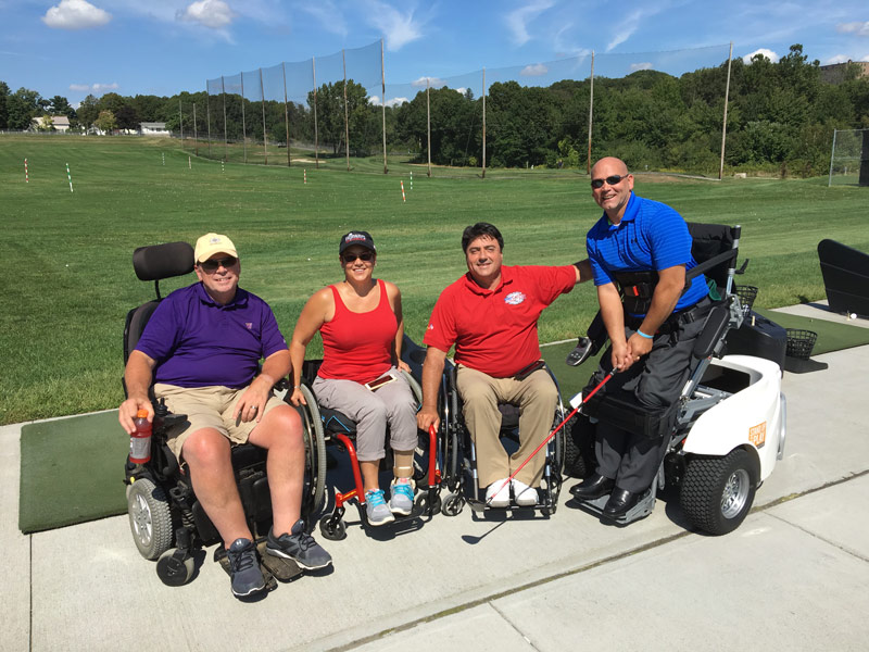 Greg on the golf course