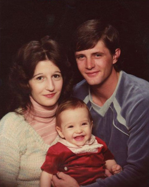 Spencer with his parents