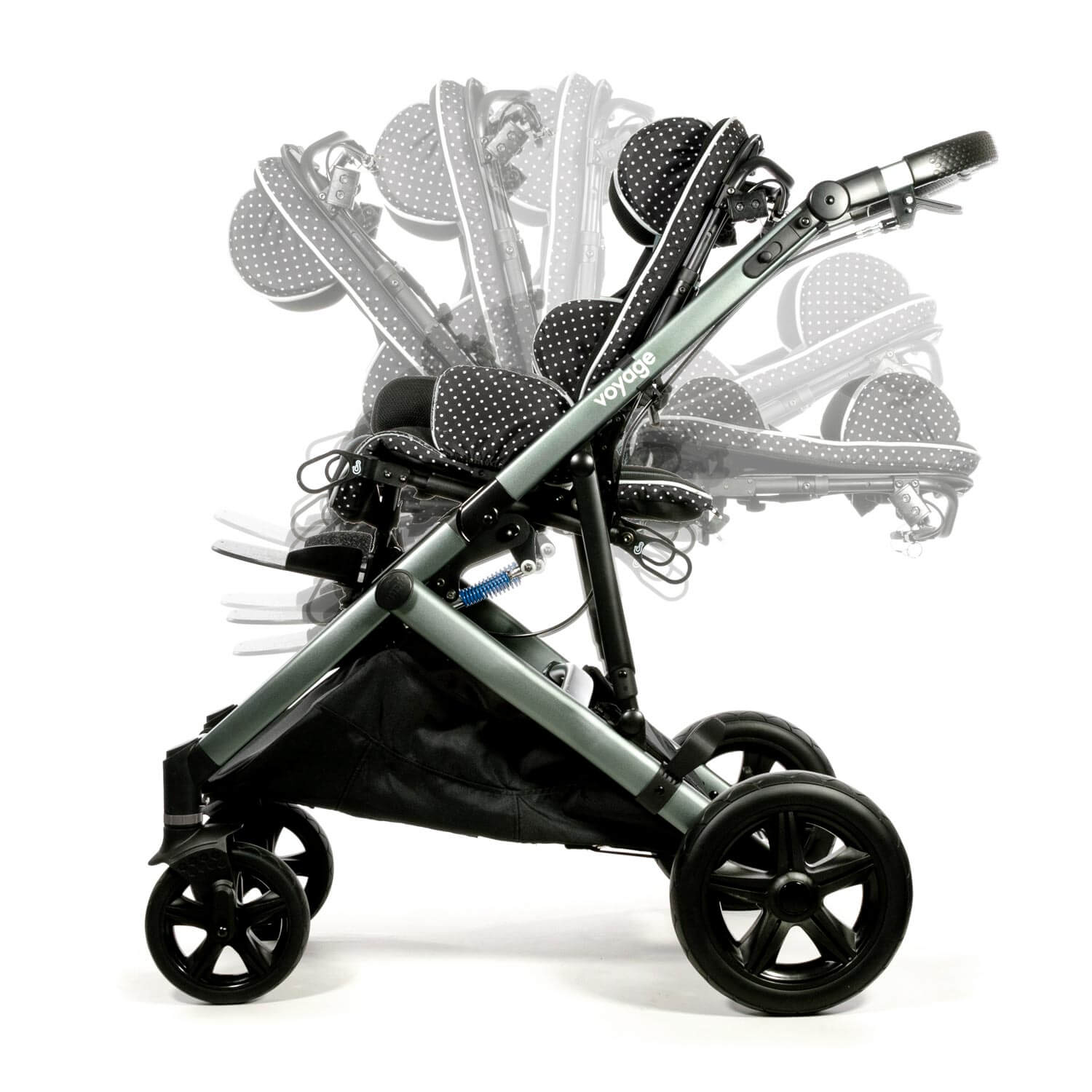 Reversible Seat with Tilt and Recline