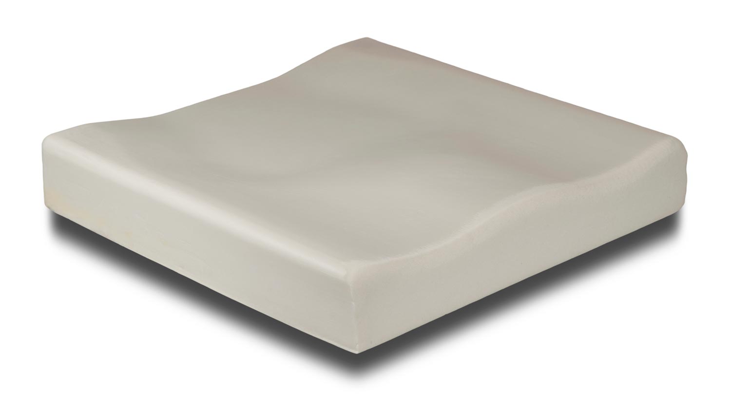 Mildly Contoured, Dual-Layered Foam Base