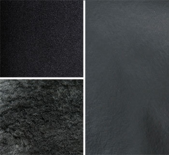 Lycra, Dartex Reversed, or Fleece Cover Options